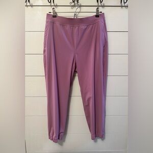 Lululemon Adapted State High Rise Crop Jogger Women Size 8 Purple Activewear